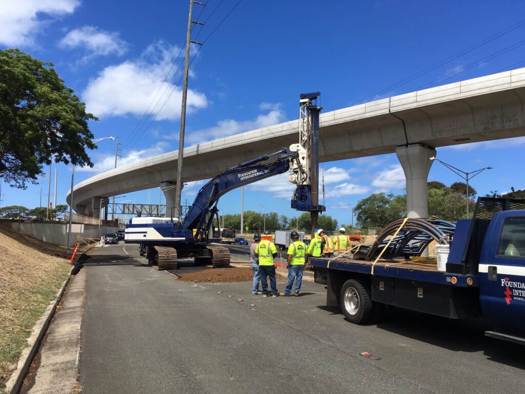 Power Pole Relocation, Honolulu Rail